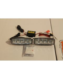 New DRL bumper day time running lights pair Fit Land Rover defender 90 110