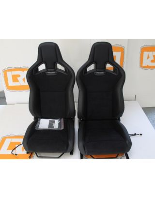 Part suede/leather heated Recaro pair front seats Fit Land Rover Defender 90/110
