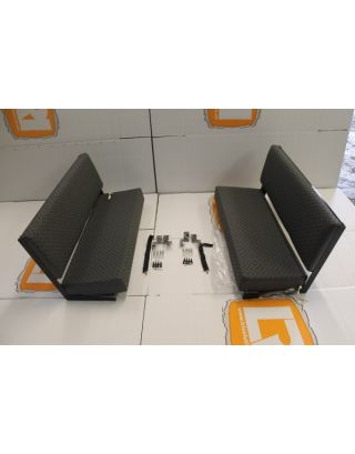 PAIR Techno cloth 2 man bench seats rear seats Fit Land Rover Defender 90/110