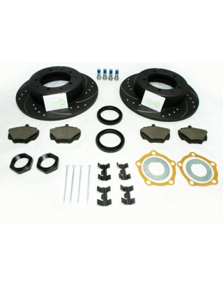Upgraded rear 90 power spec brake kit Fits Land Rover Defender 90