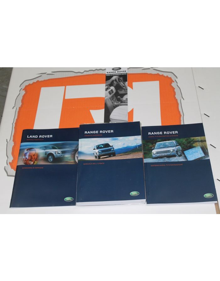 VDC500012ITA ITALIAN Range Rover L322 hand book service portfolio audio 